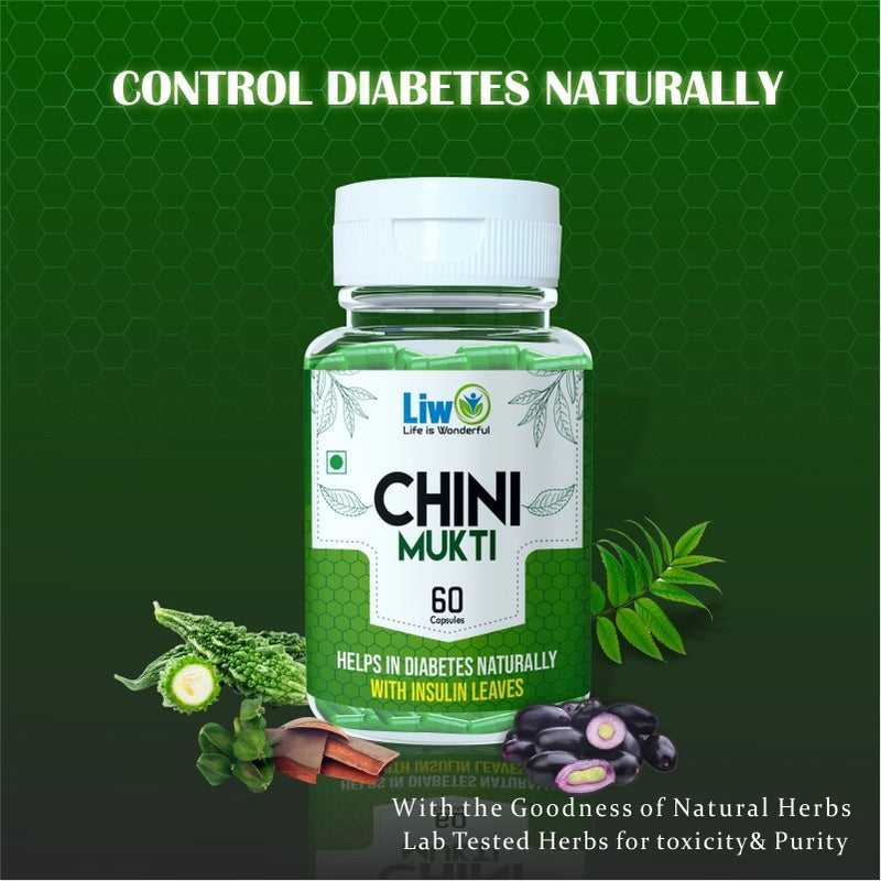 Chini Mukti Capsule (60 Capsules) for Diabetes (Pack of 2)