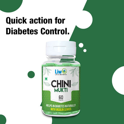 Chini Mukti Capsule (60 Capsules) for Diabetes (Pack of 2)