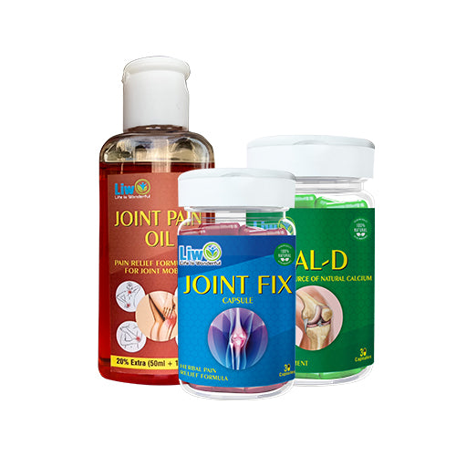 Liwo Joint Care Kit (Combination of 3 Ayurvedic Products) for Excellent Result on Joint Pain – Trial Pack (Lasts for 15 days)